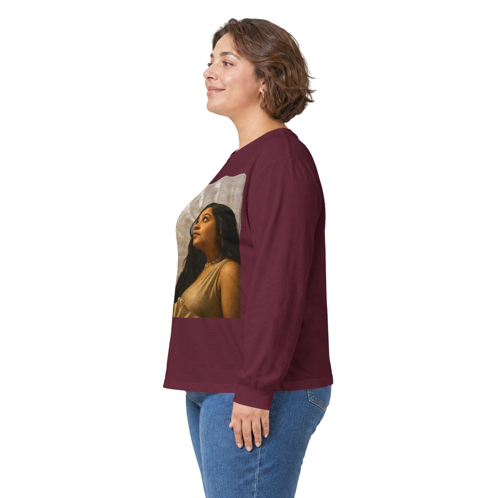 Long Sleeve Tee — "We Will Be Home" Portrait Graphic