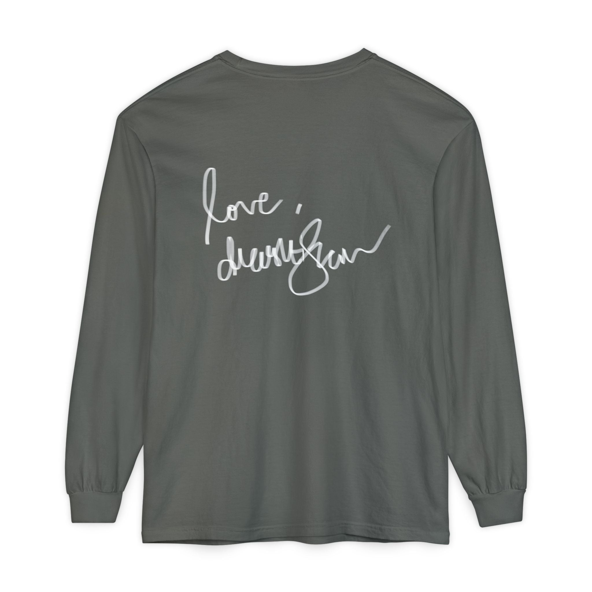 We Will Be Home Long Sleeve Tee — Floral Vintage Portrait Graphic