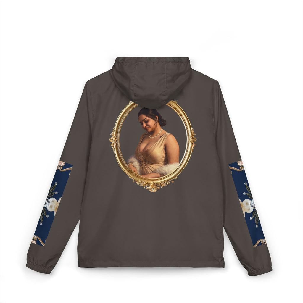 Windbreaker Jacket — Vintage Portrait Frame Design