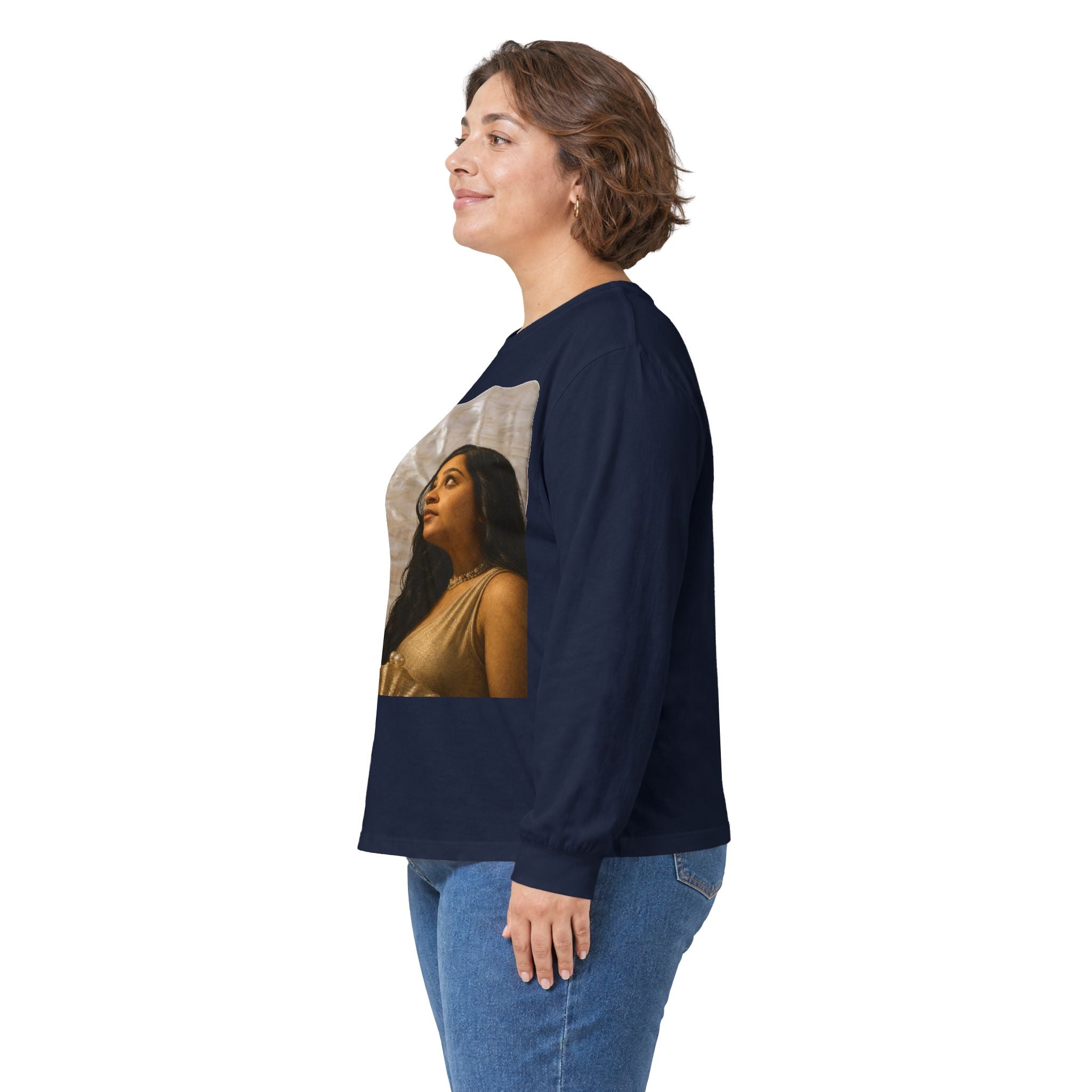 Long Sleeve Tee — "We Will Be Home" Portrait Graphic