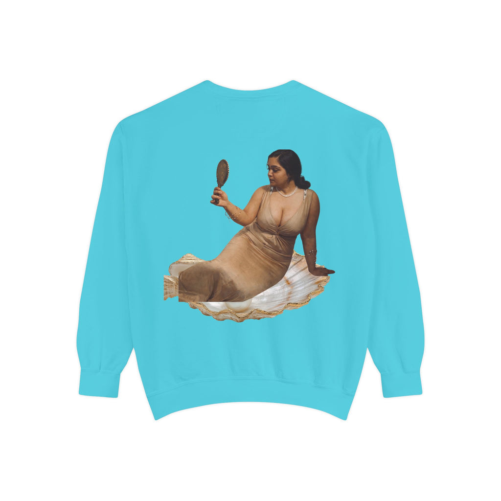Sweatshirt — Vintage Muse Art Portrait Pullover