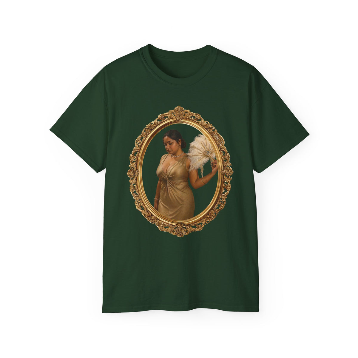 WWBH Portrait T-Shirt — Vintage Gold Framed Guardian Tee
