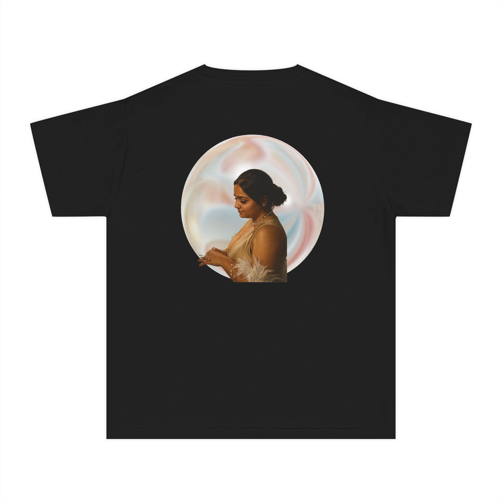 Youth Tee — Elegant Portrait Shell Graphic