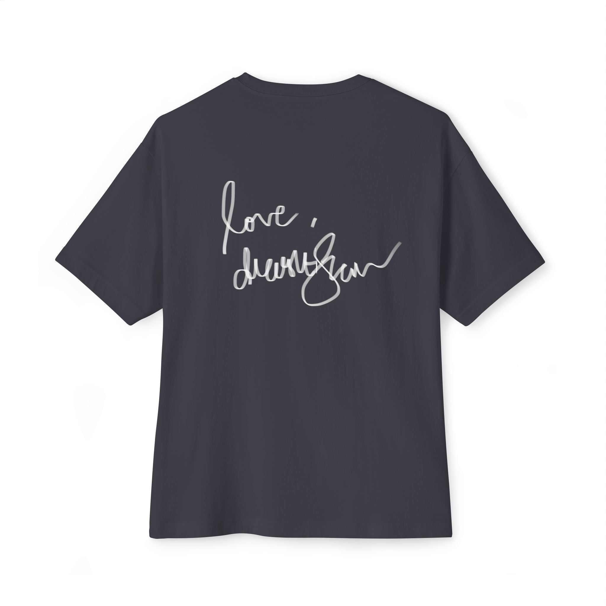 Vintage Portrait Tee — Woman with Fan Graphic Boxy T-Shirt