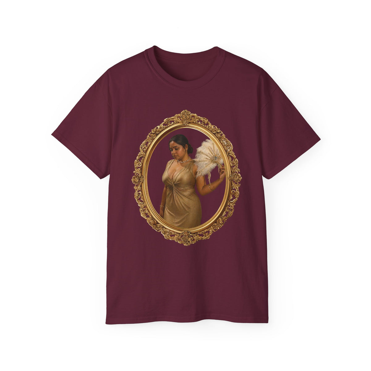 WWBH Portrait T-Shirt — Vintage Gold Framed Guardian Tee