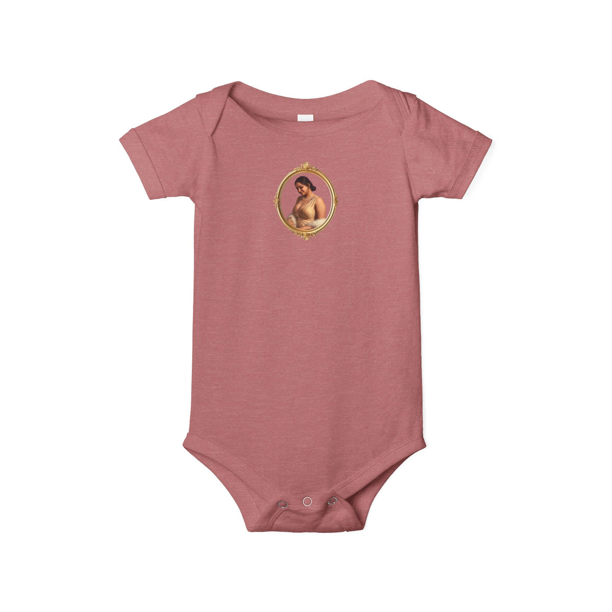Drashti Infant Onesie with Vintage Cherub Portrait – Baby Bodysuit