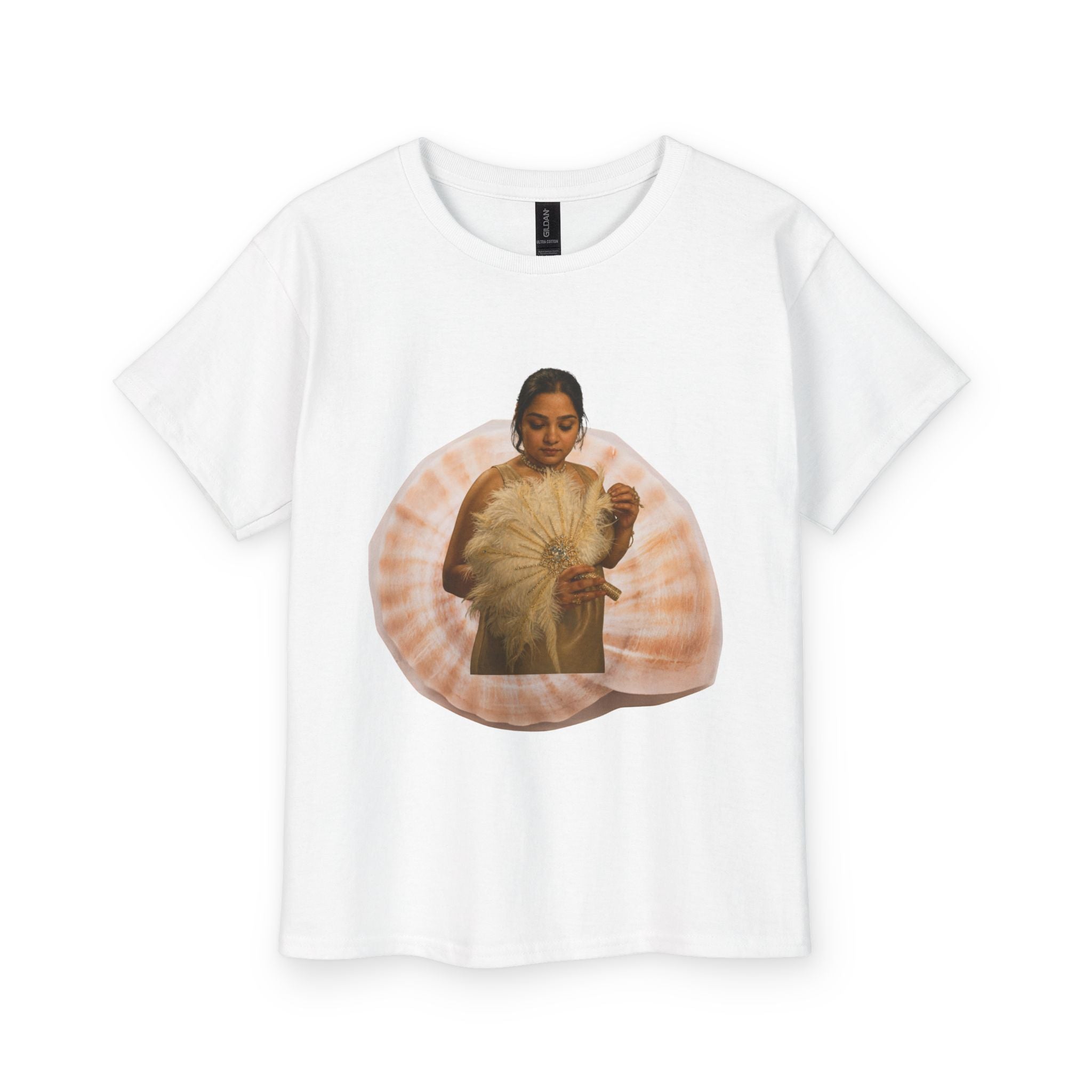 Youth Tee — 'We Will Be Home' Vintage Shell Photo Graphic