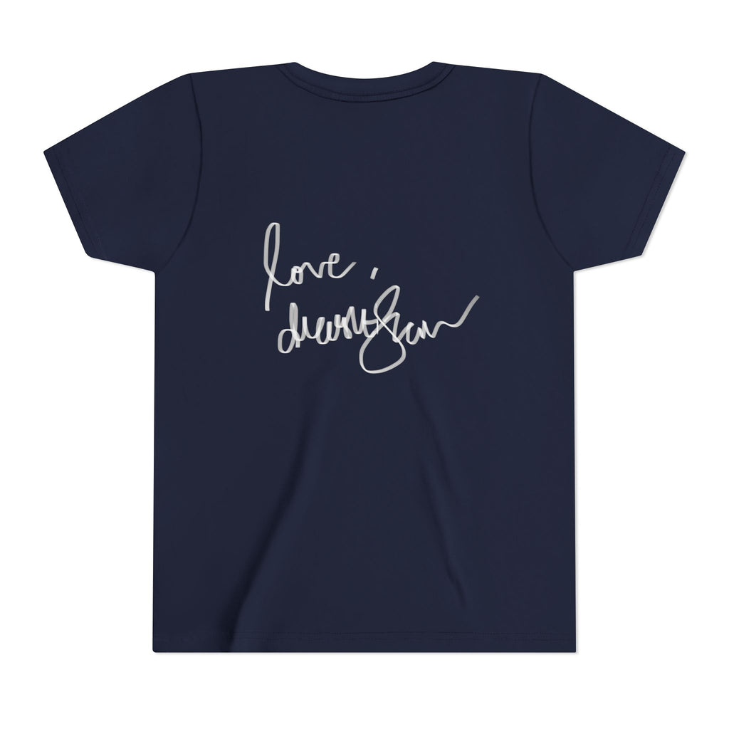 Drashti Youth Tee — Vintage Graphic with “We Will Be Home” Back Text
