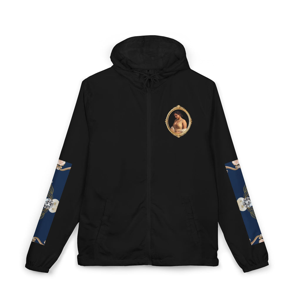 Windbreaker Jacket — Vintage Portrait Frame Design