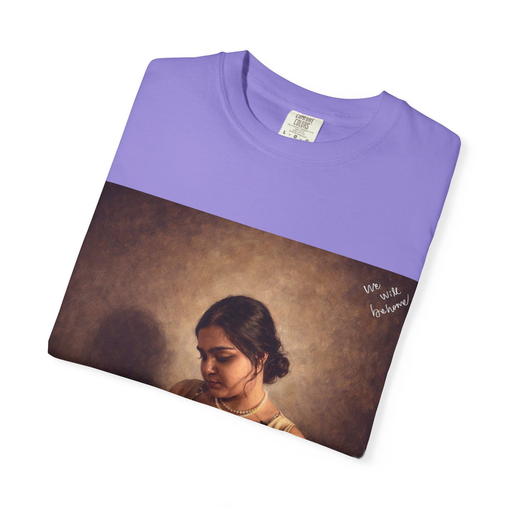 T-Shirt — Vintage Glam Portrait Tee with Signature "Love, Drashti"