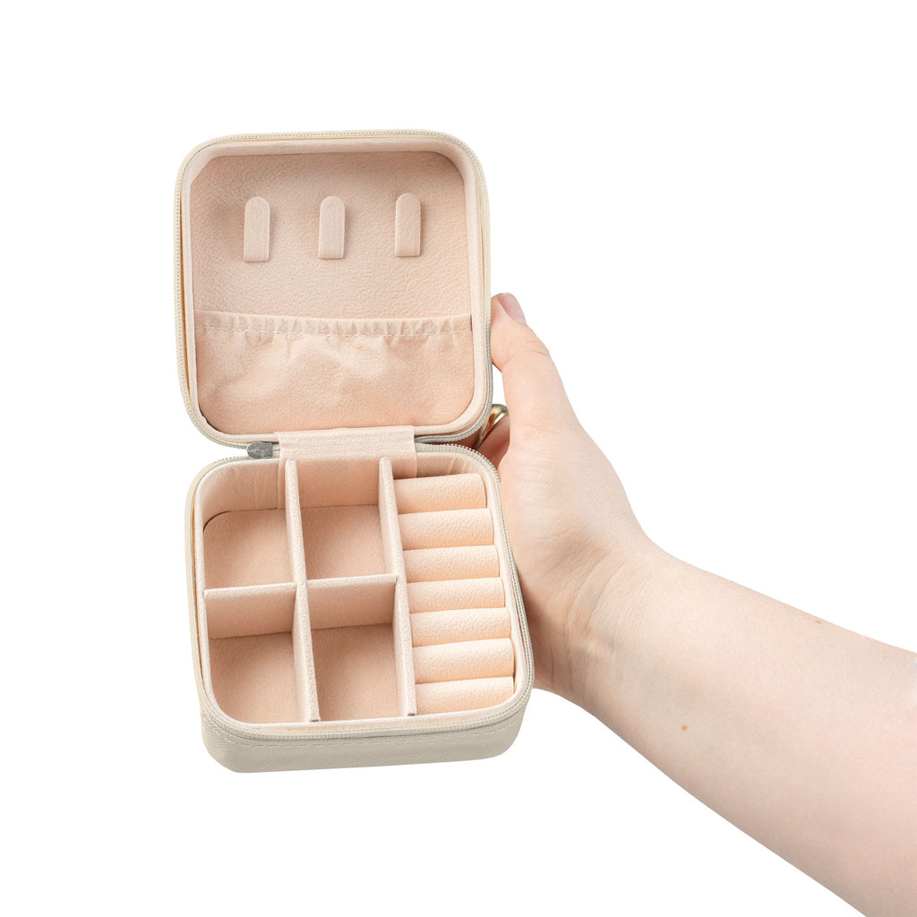 We Will Be Home Jewelry Case — Compact Organizer with Mirror