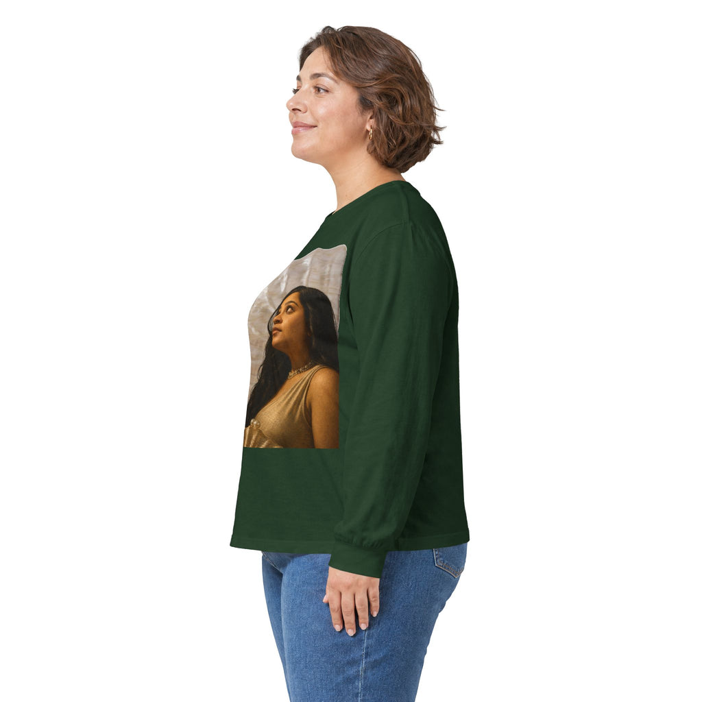 Long Sleeve Tee — "We Will Be Home" Portrait Graphic