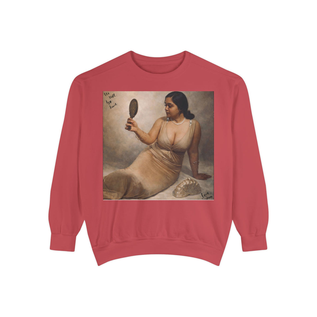 Drashti Sweatshirt — Vintage Muse Art Portrait Pullover