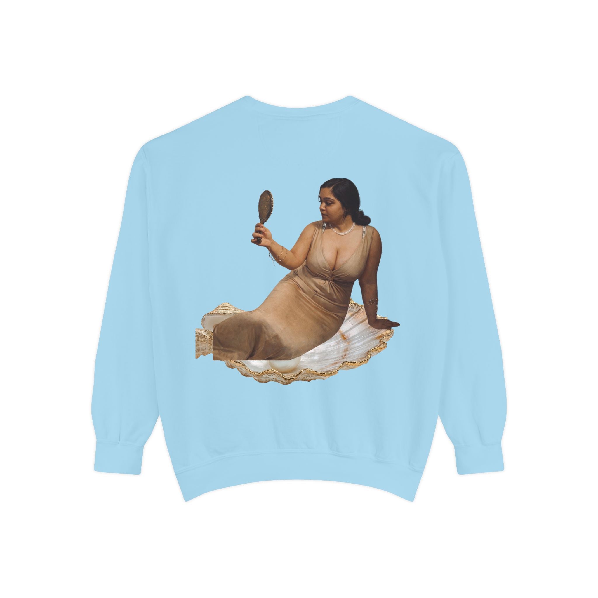Sweatshirt — Vintage Muse Art Portrait Pullover