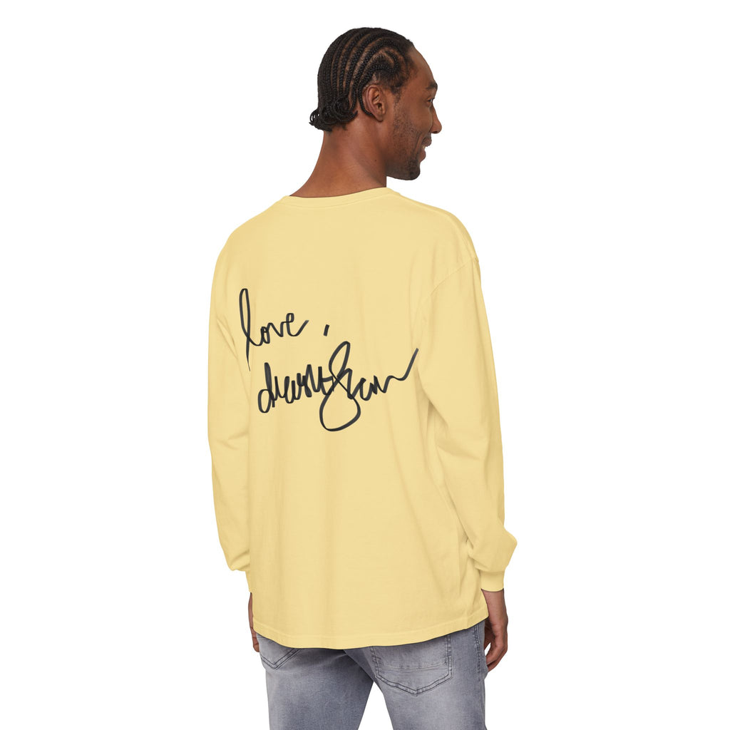 We Will Be Home Long Sleeve Tee — Floral Vintage Portrait Graphic