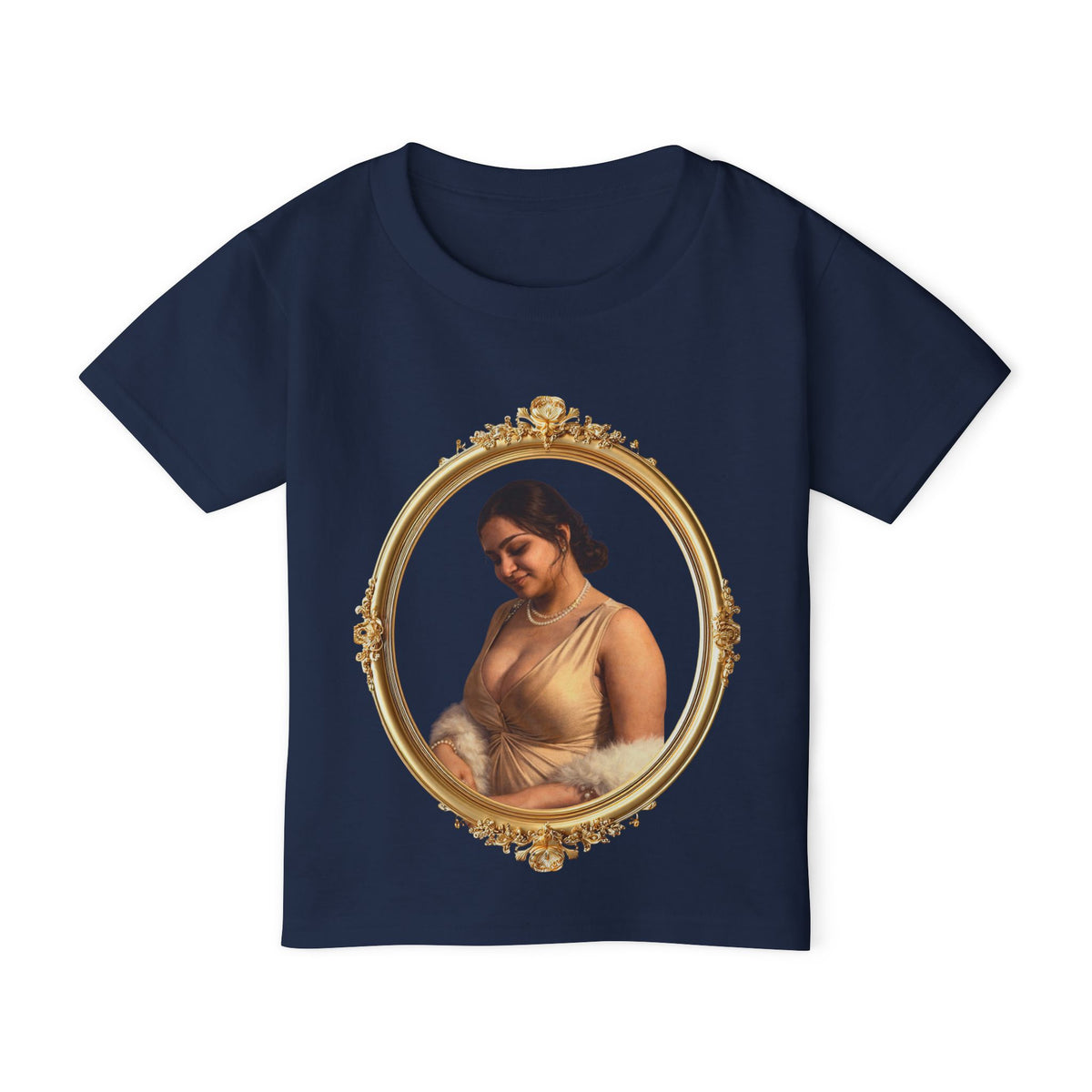 Drashti T-Shirt for Toddlers — Framed Vintage Portrait Print