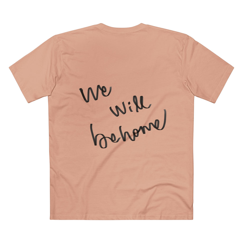 T‑Shirt — Vintage Portrait Bubble with 'We Will Become' Script