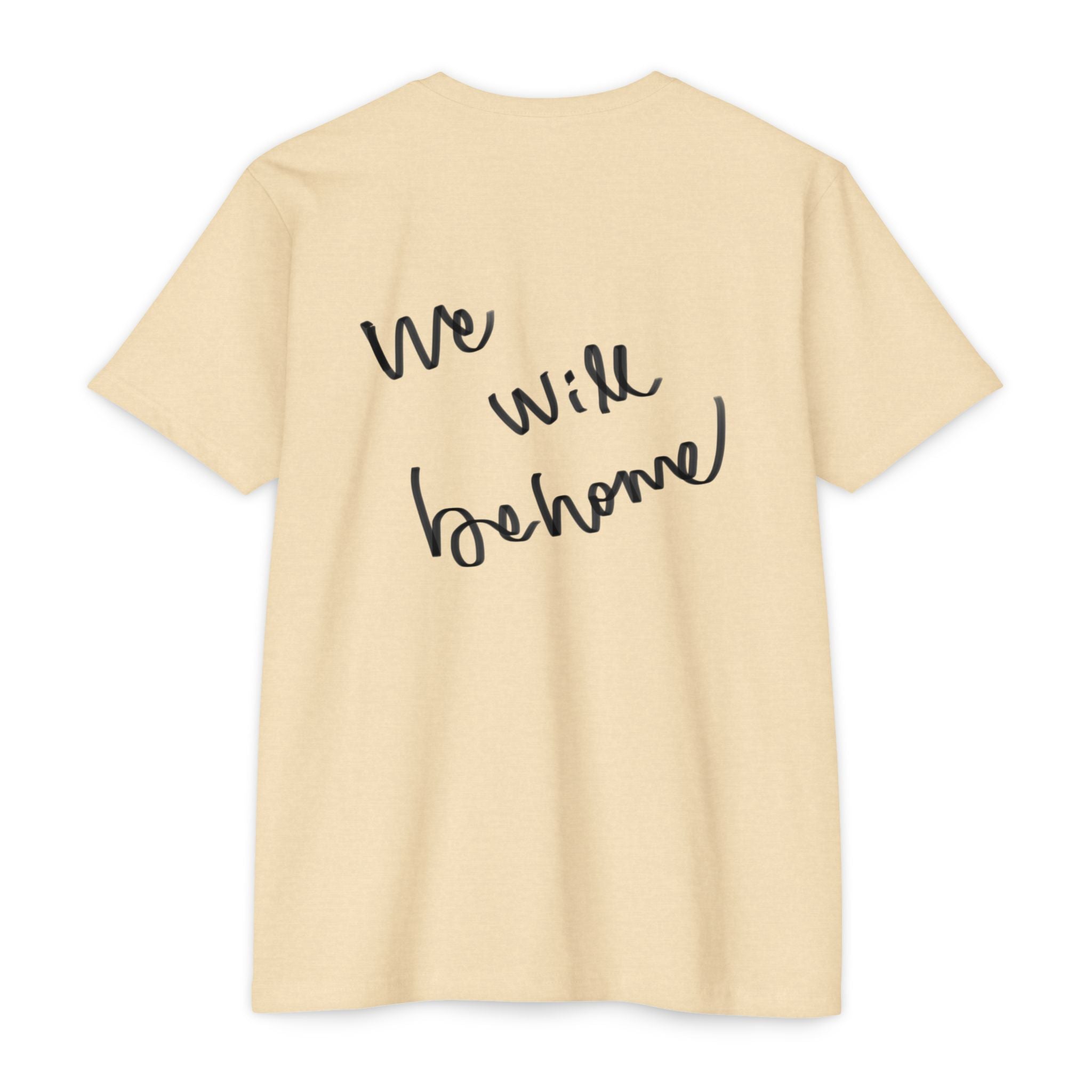 Greek Goddess Illustration T‑Shirt — "We Will Behome" Inspirational Tee