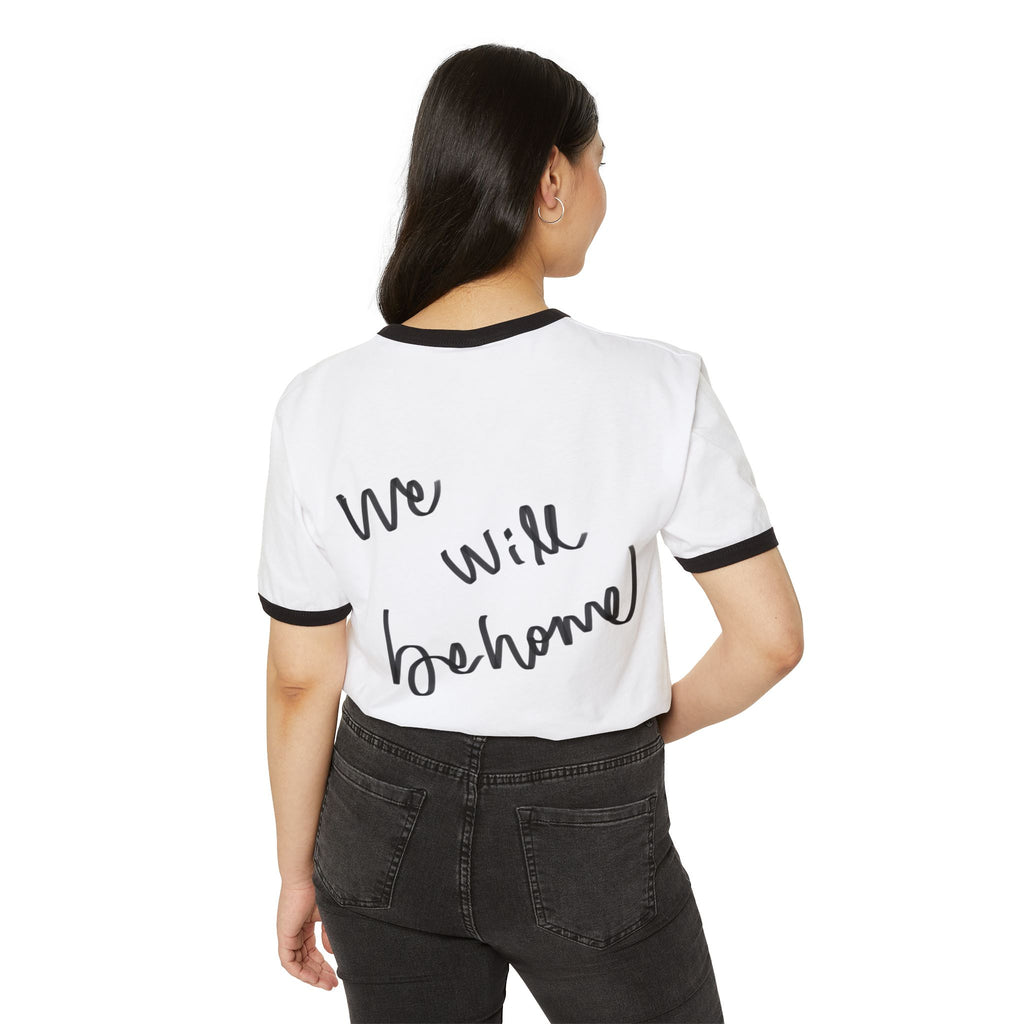 Vintage Glam Ringer Tee — "love, drashti shah" Signature Back