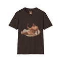 T-Shirt — Vintage Reclining Woman with Hand Mirror Art Tee