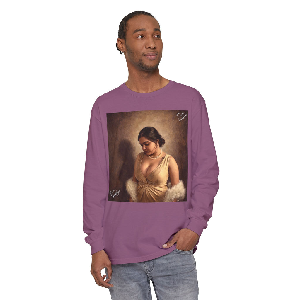 Unisex Garment-dyed Long Sleeve T-Shirt