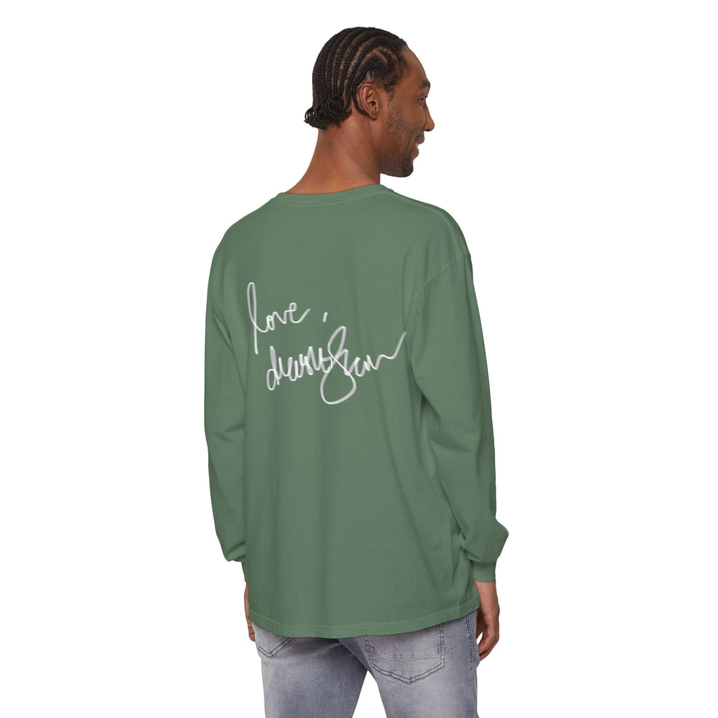 We Will Be Home Long Sleeve Tee — Floral Vintage Portrait Graphic