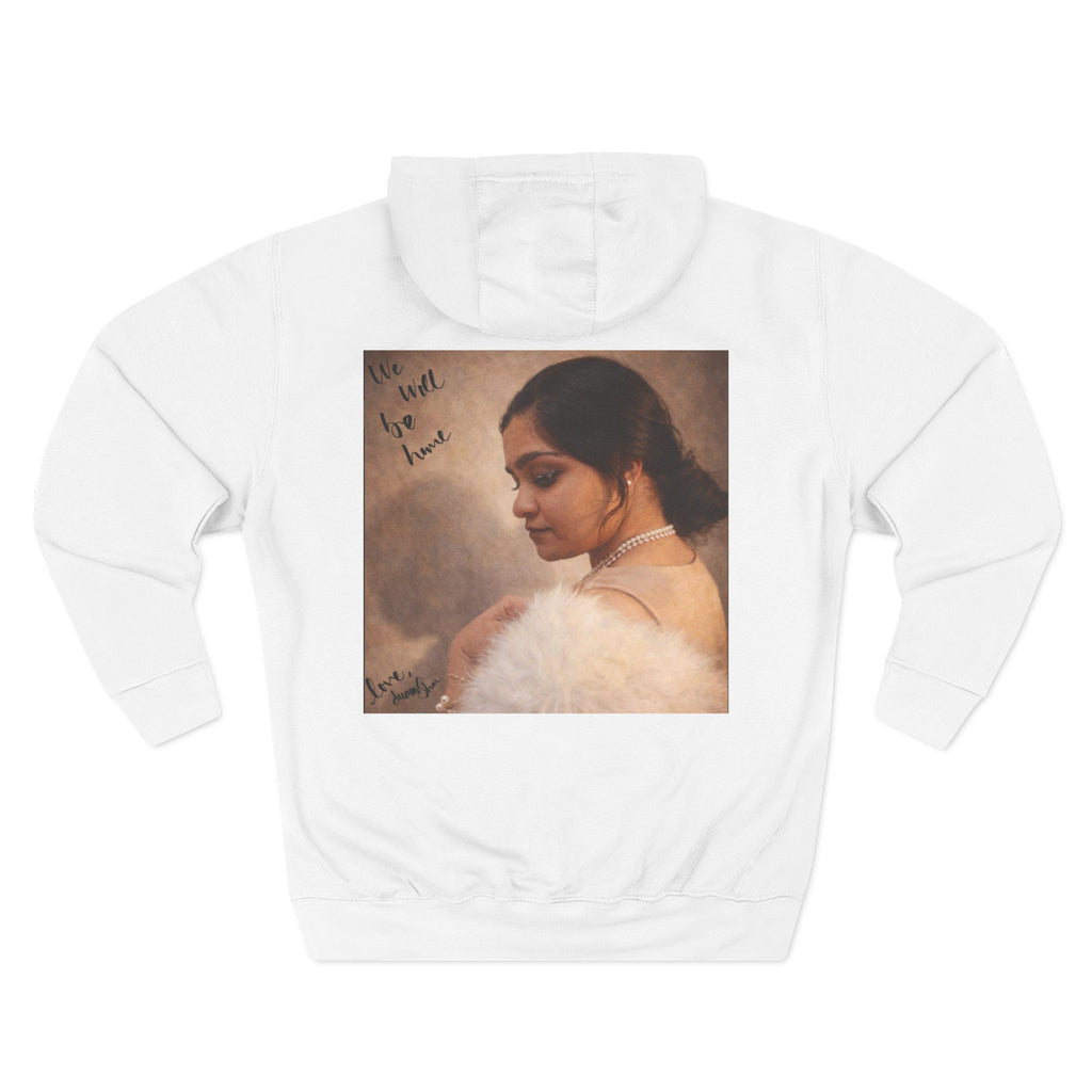 Portrait Hoodie — Vintage Frame Romantic Art Pullover