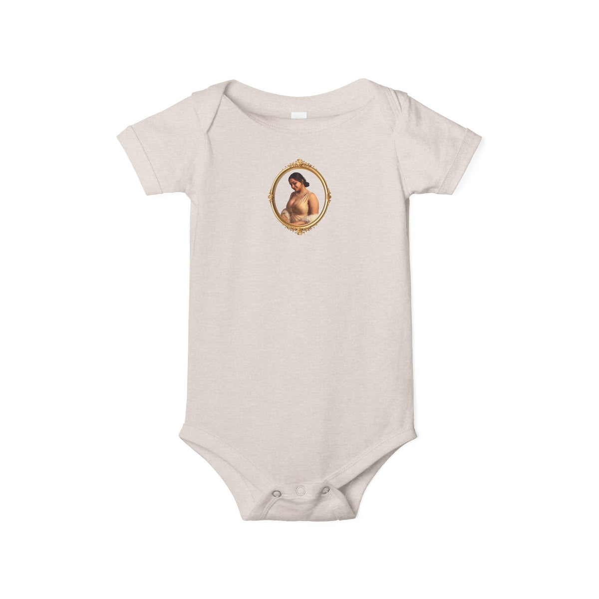 Drashti Infant Onesie with Vintage Cherub Portrait – Baby Bodysuit