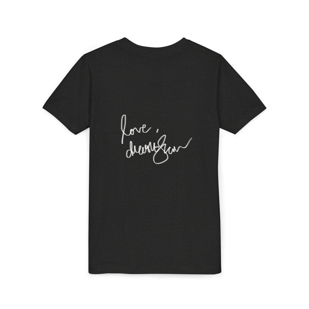Drashti Youth Tee — Vintage Graphic with “We Will Be Home” Back Text