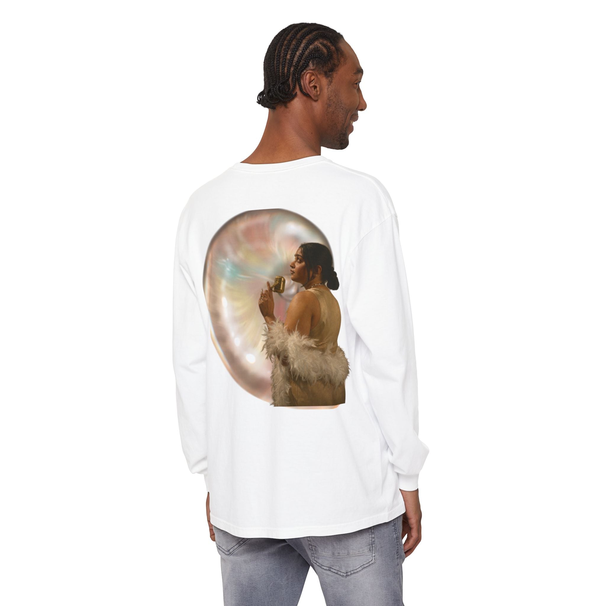 Unisex Garment-dyed Long Sleeve T-Shirt