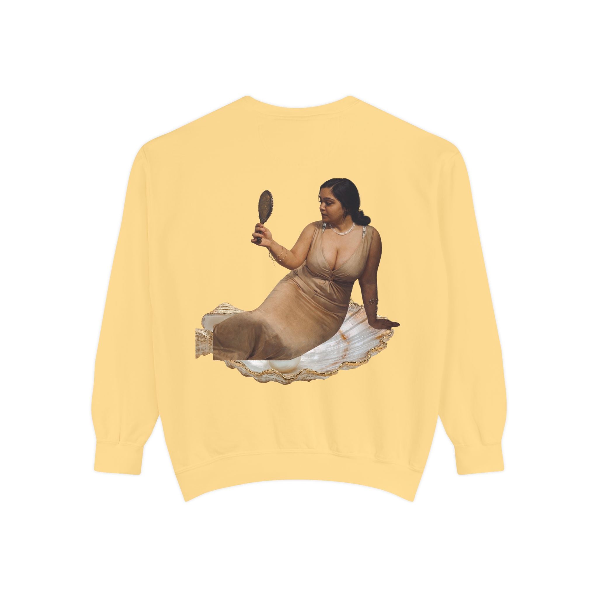 Sweatshirt — Vintage Muse Art Portrait Pullover