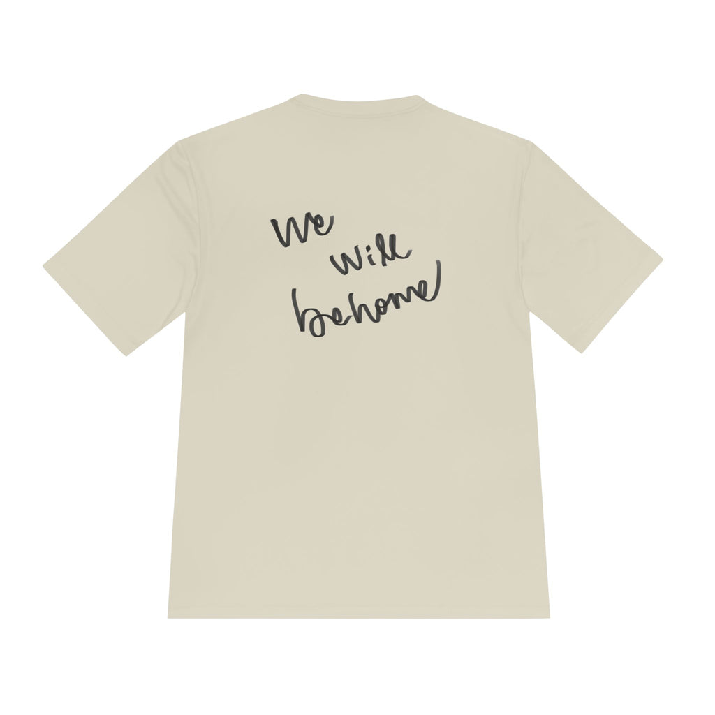 Afro Goddess Tee — 'We Will Be Home' Inspirational Graphic Shirt