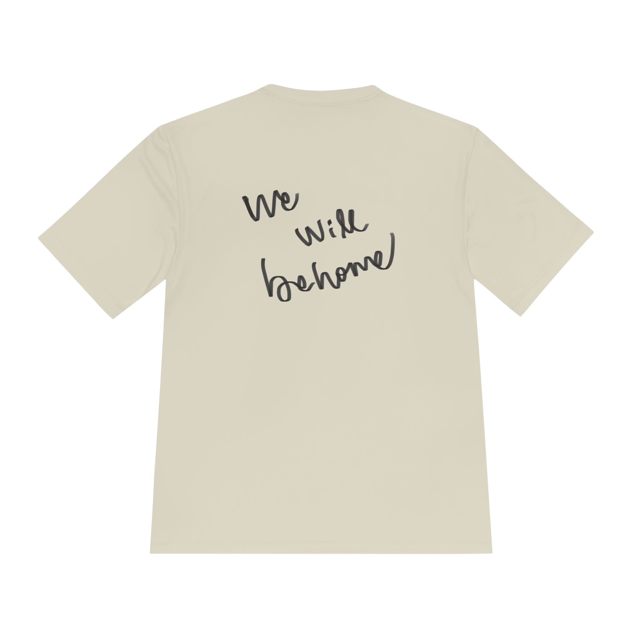 Afro Goddess Tee — 'We Will Be Home' Inspirational Graphic Shirt
