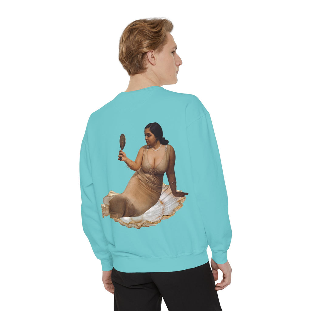 Sweatshirt — Vintage Muse Art Portrait Pullover