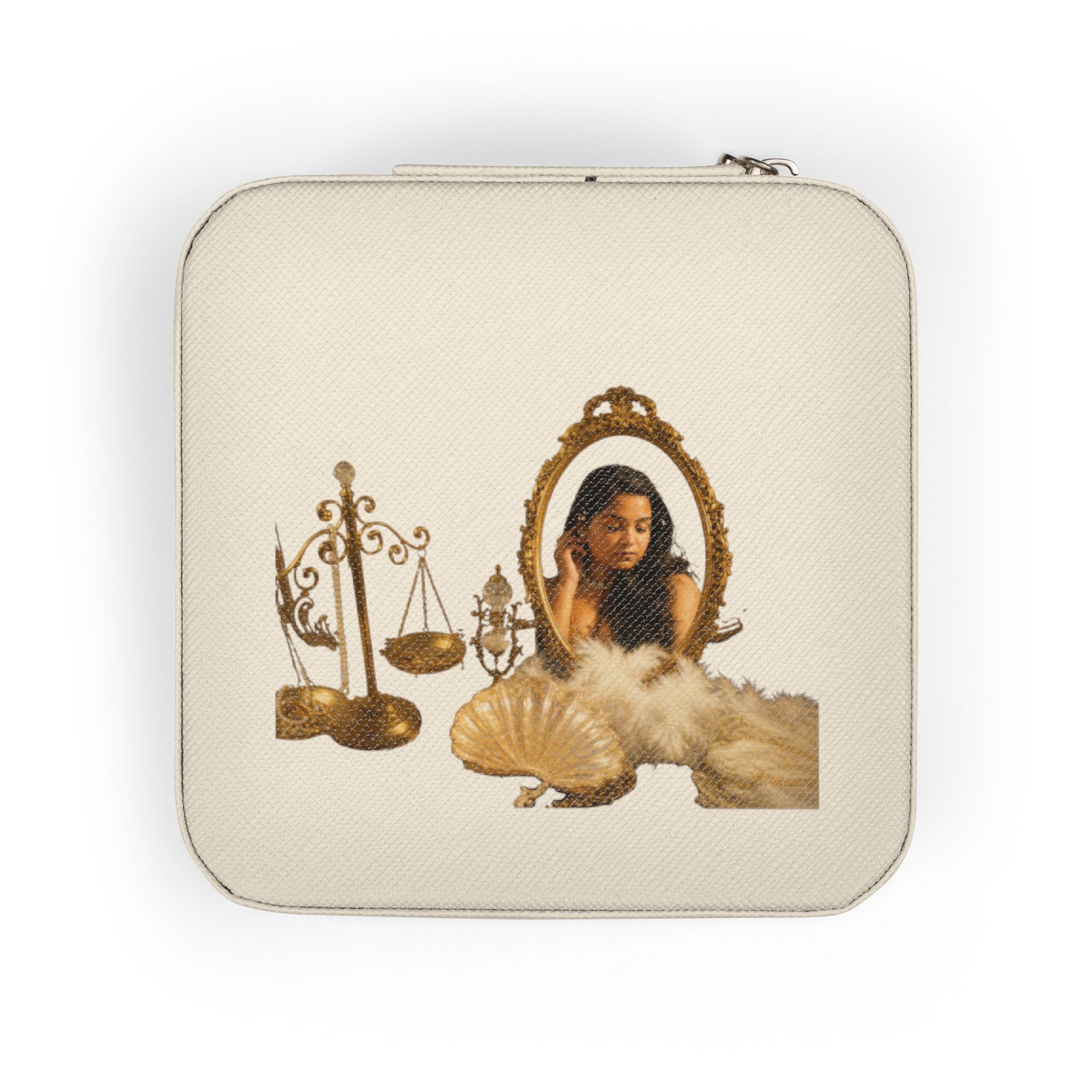 We Will Be Home Jewelry Case — Compact Organizer with Mirror