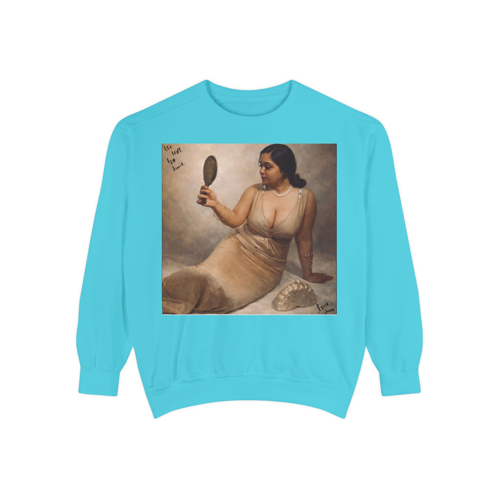 Sweatshirt — Vintage Muse Art Portrait Pullover