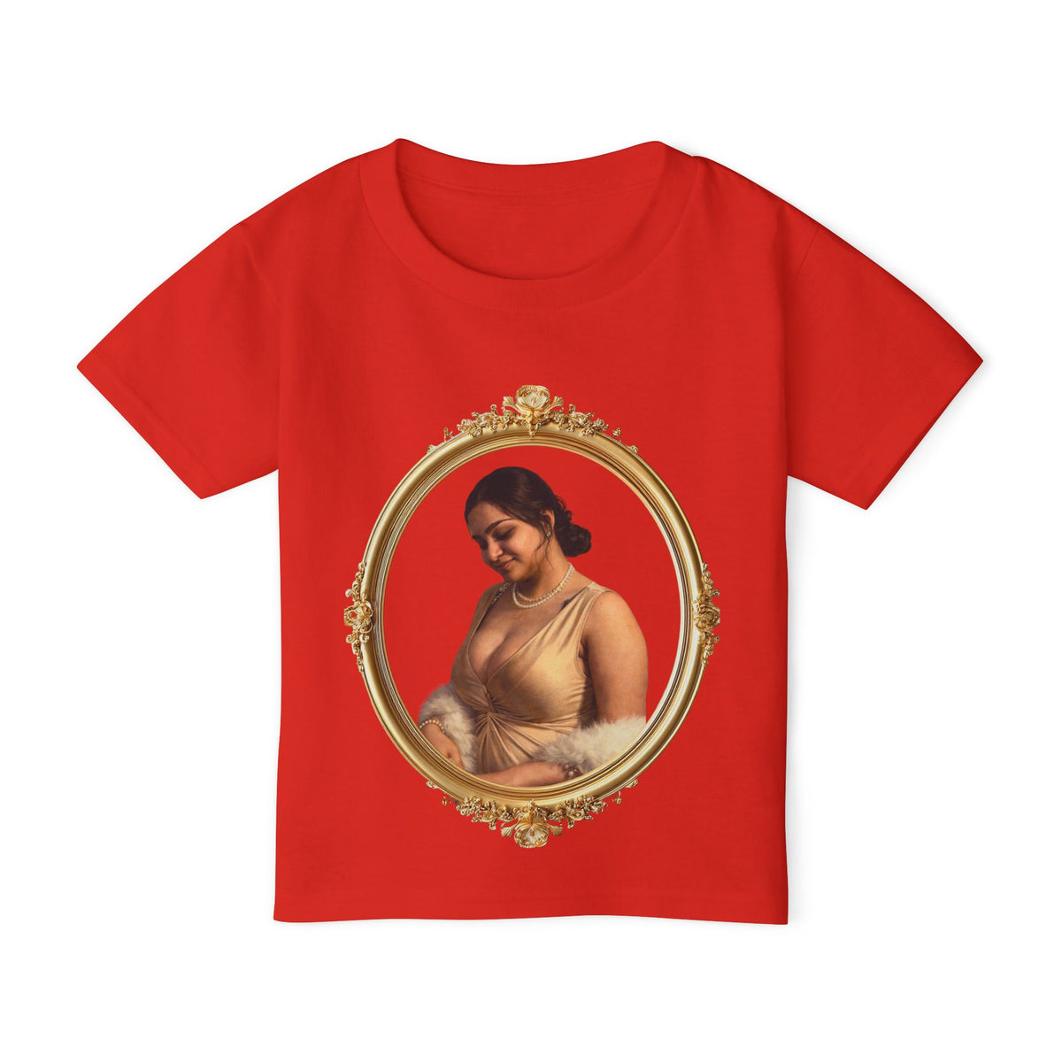 Drashti T-Shirt for Toddlers — Framed Vintage Portrait Print