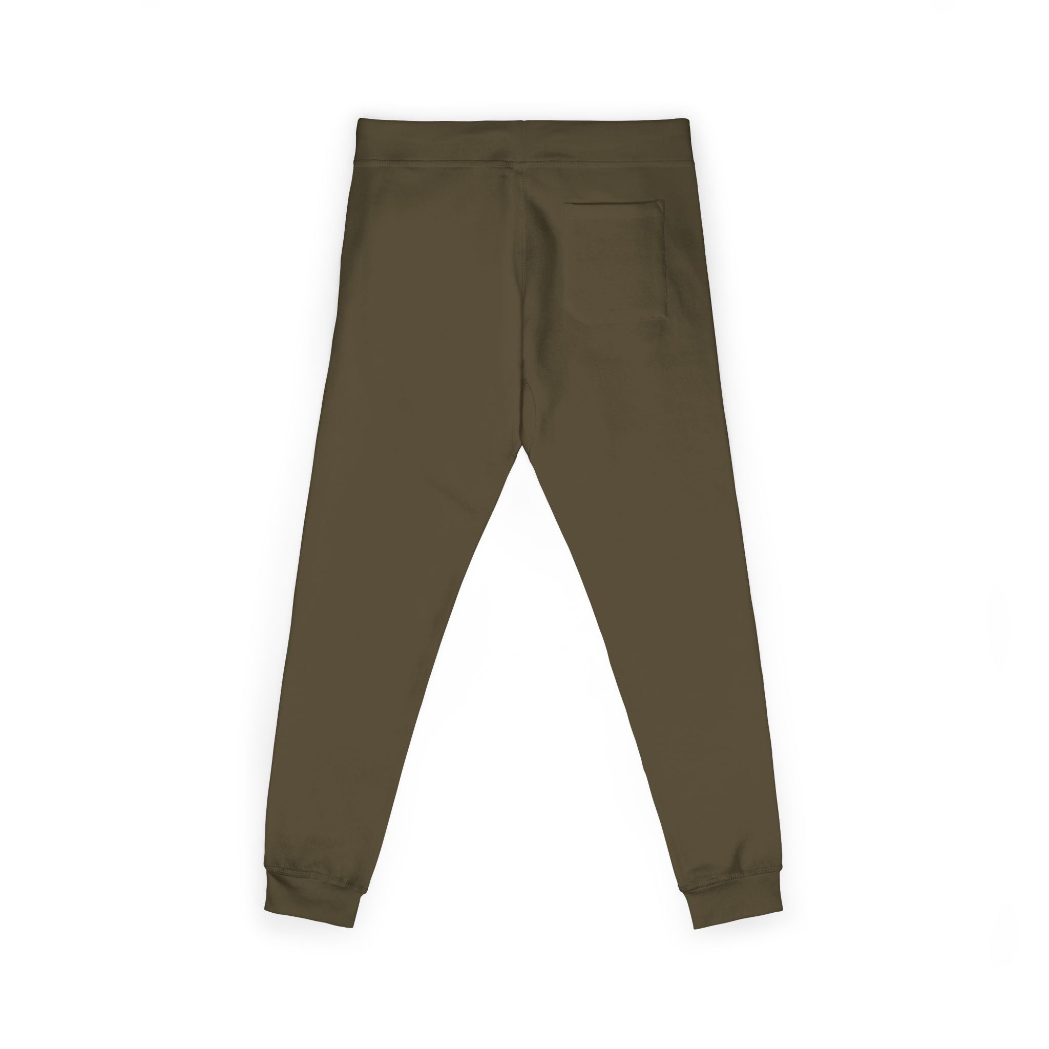 Embroidered Golden Lion Joggers — Cozy Fleece Sweatpants