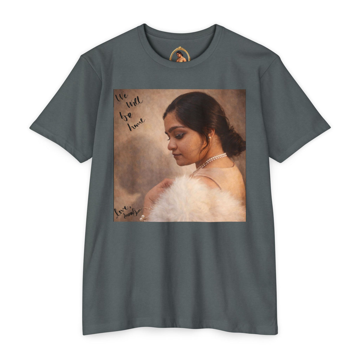 We Will Be Home Portrait Graphic T‑Shirt — Album Photo Tee