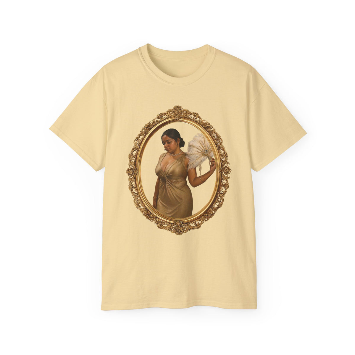 WWBH Portrait T-Shirt — Vintage Gold Framed Guardian Tee