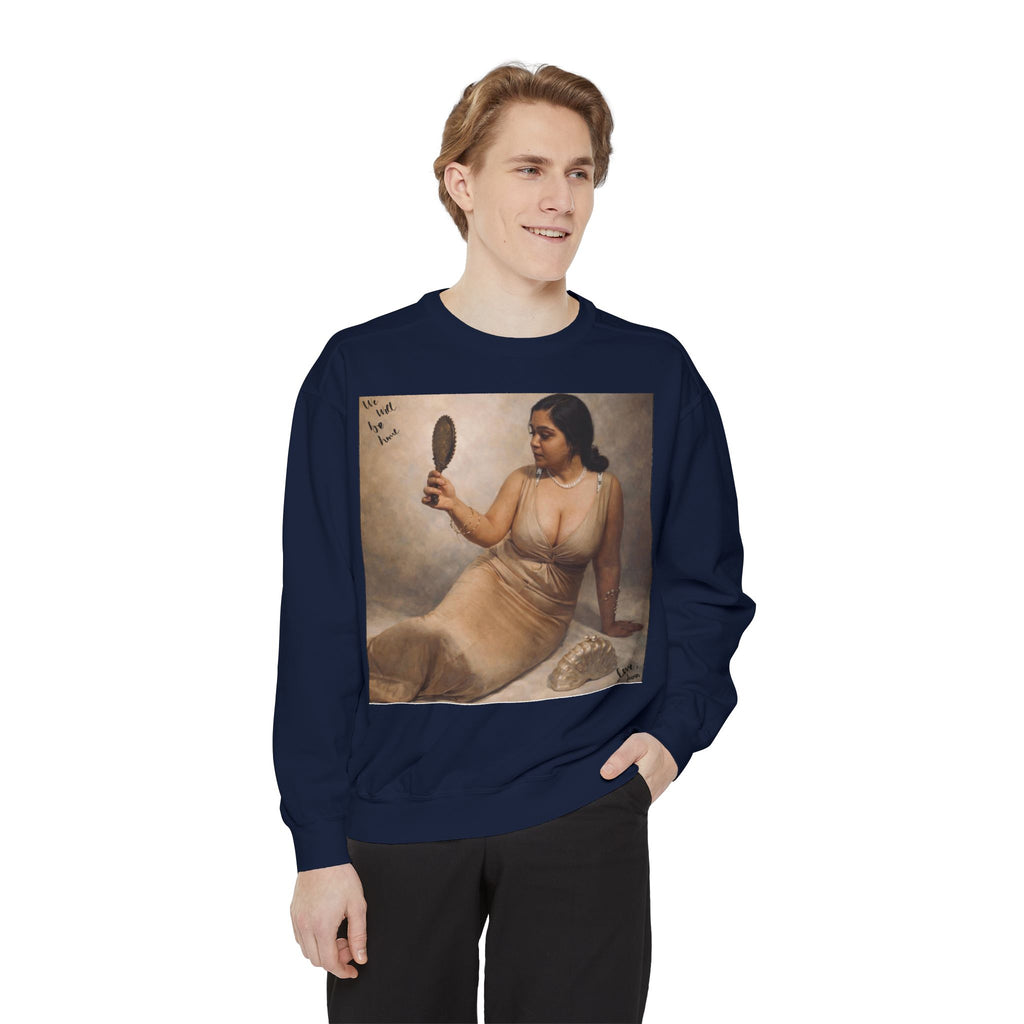 Sweatshirt — Vintage Muse Art Portrait Pullover