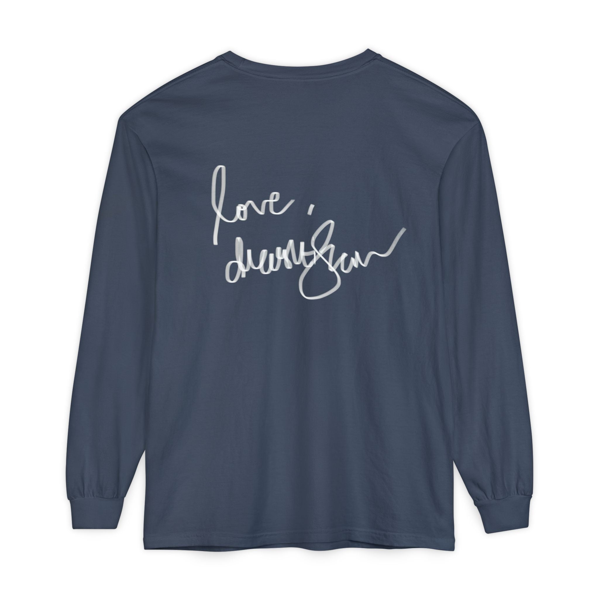 We Will Be Home Long Sleeve Tee — Floral Vintage Portrait Graphic
