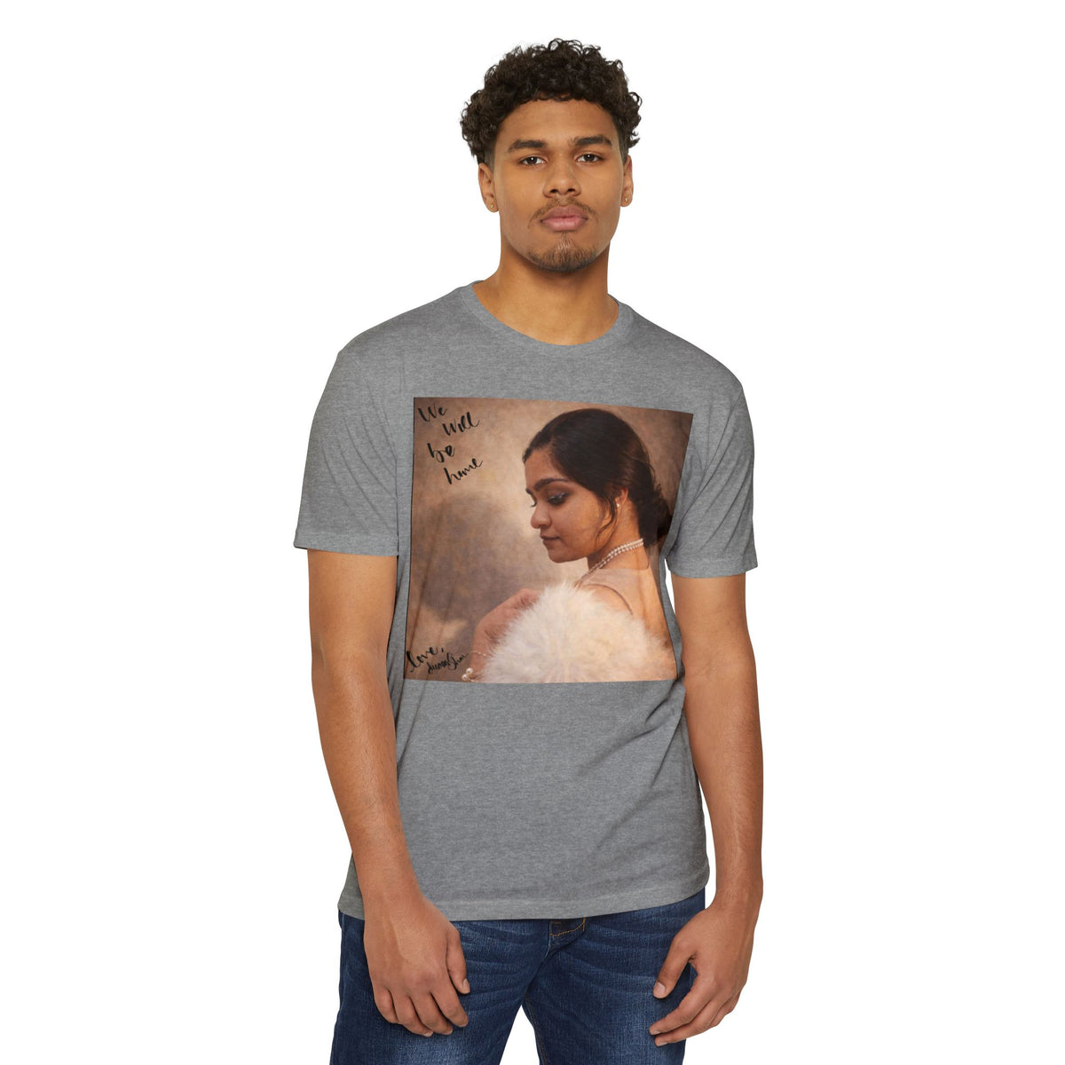 We Will Be Home Portrait Graphic T‑Shirt — Album Photo Tee