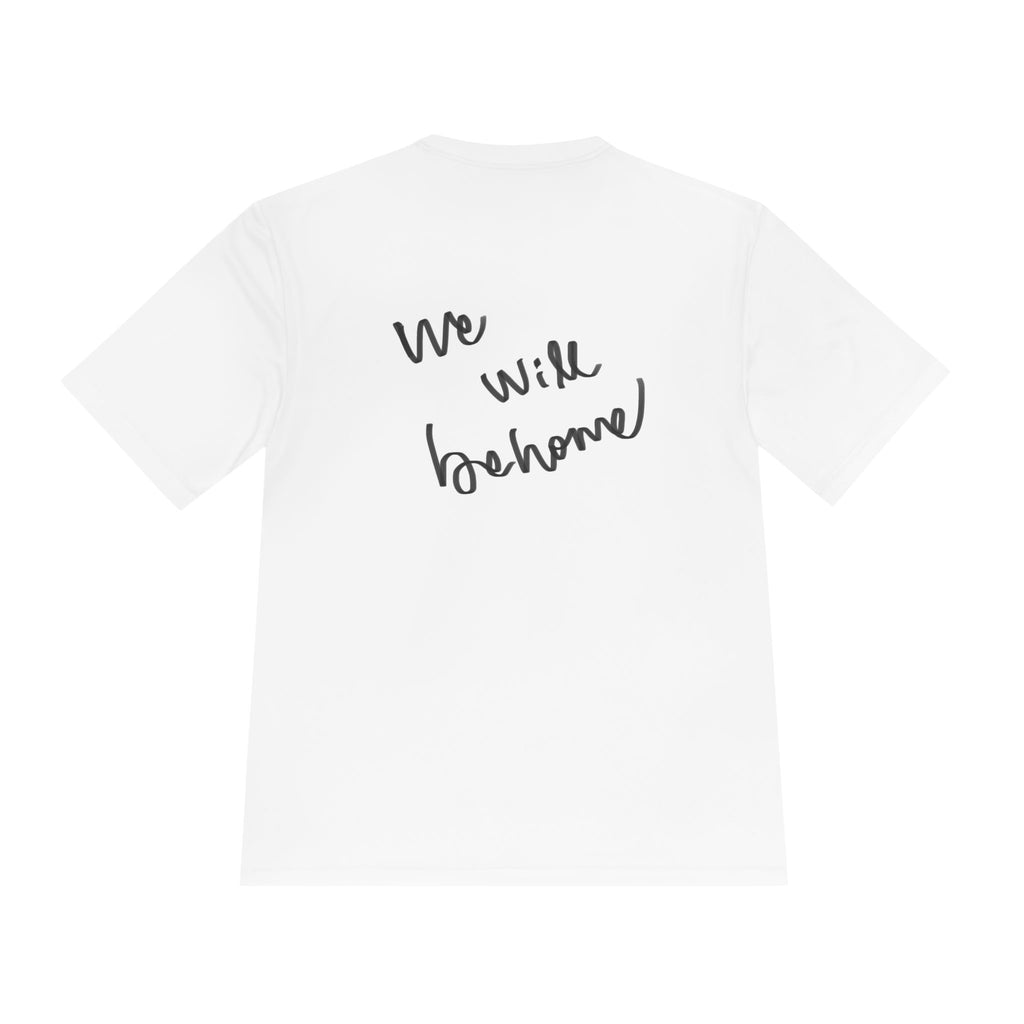 Afro Goddess Tee — 'We Will Be Home' Inspirational Graphic Shirt