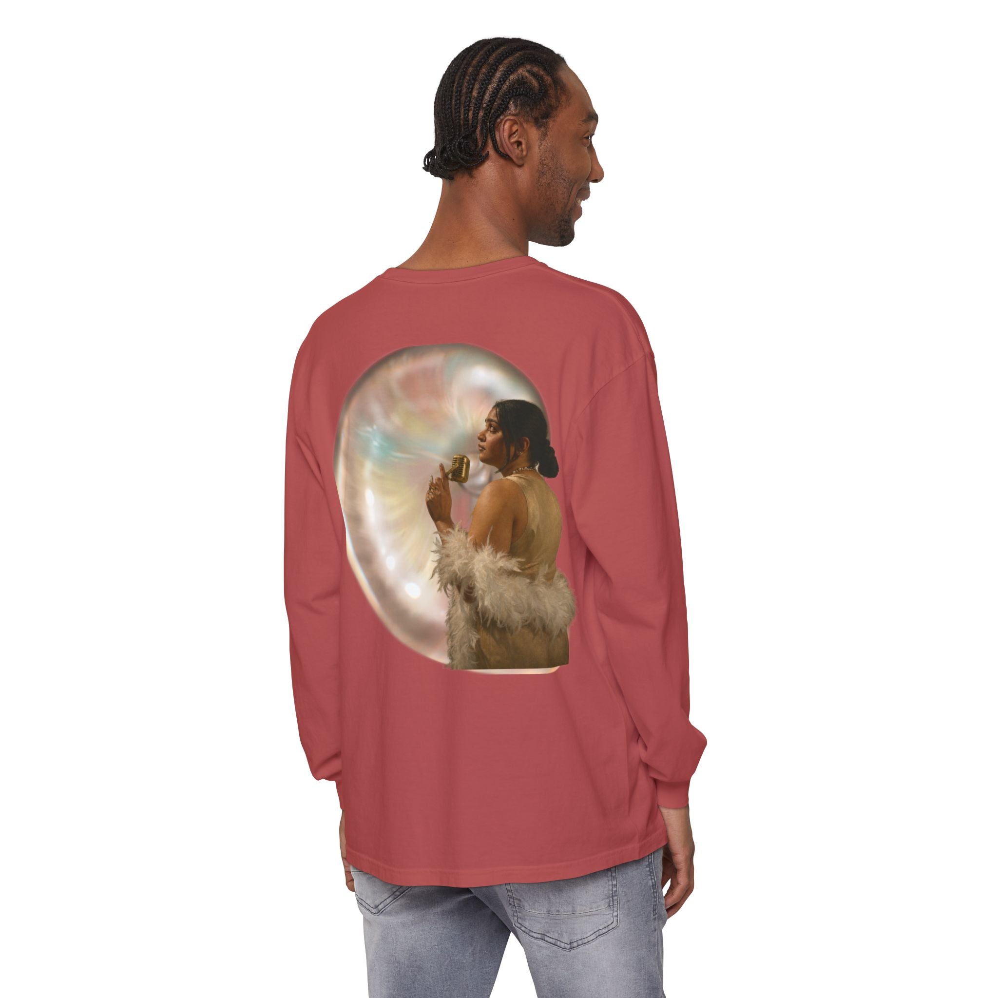 Unisex Garment-dyed Long Sleeve T-Shirt