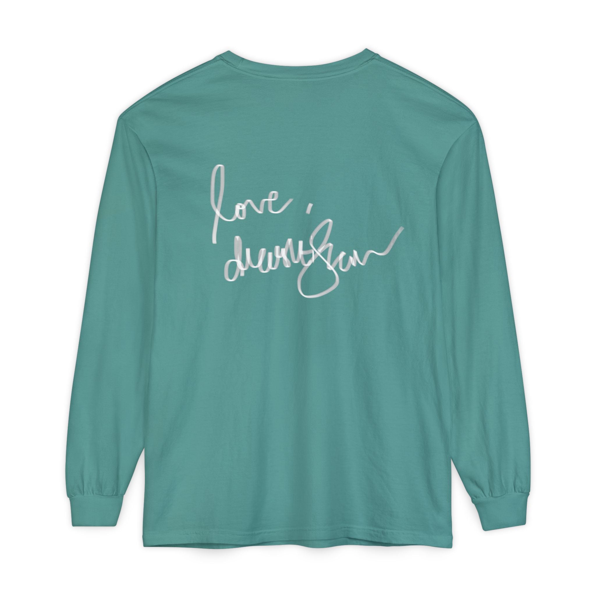 We Will Be Home Long Sleeve Tee — Floral Vintage Portrait Graphic