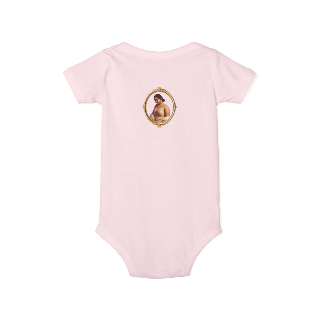 Infant Onesie with Vintage Cherub Portrait – Baby Bodysuit