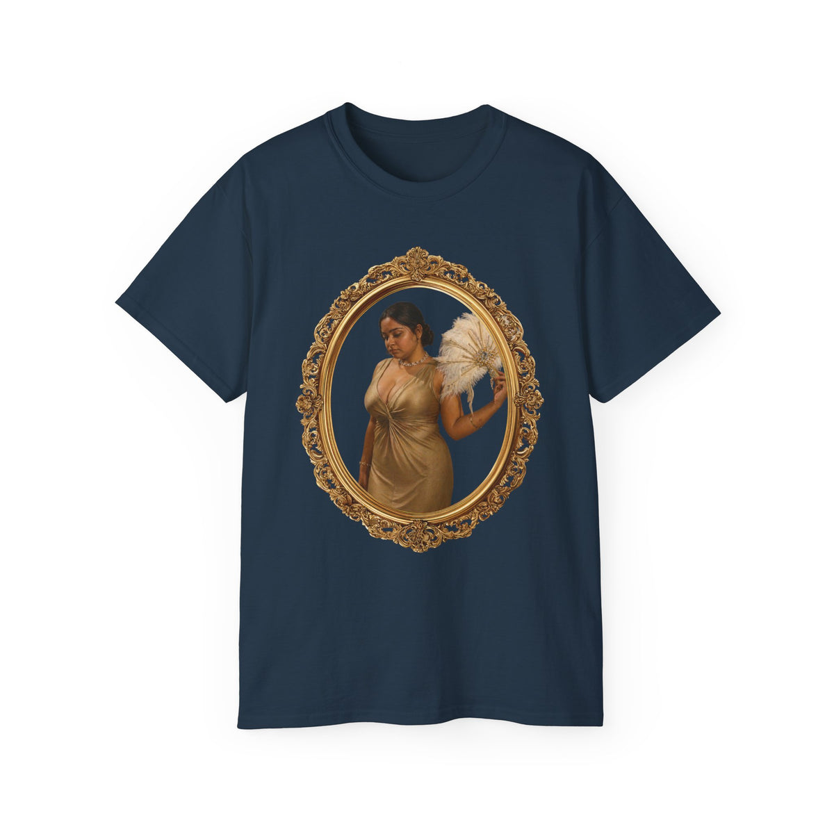 WWBH Portrait T-Shirt — Vintage Gold Framed Guardian Tee