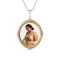 Custom Photo Pendant Necklace — Personalized Cut-Out Portrait Memorial Jewelry