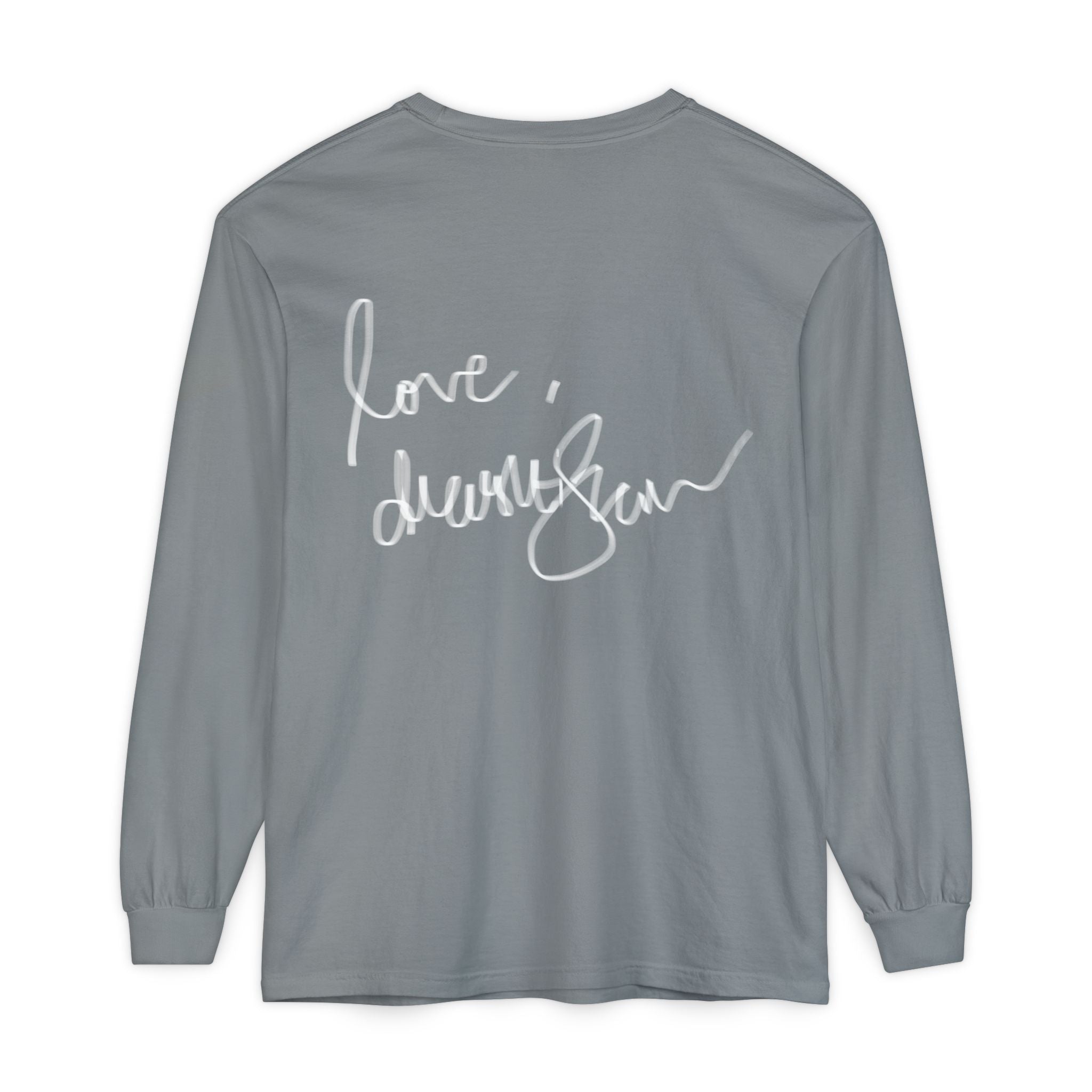 We Will Be Home Long Sleeve Tee — Floral Vintage Portrait Graphic